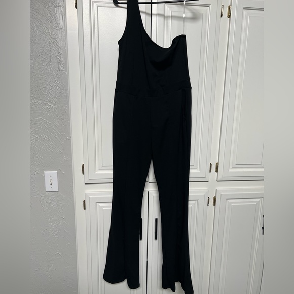 Moa Moa One Shoulder Sleeveless Pull-On black Jumpsuit XL - Picture 7 of 8